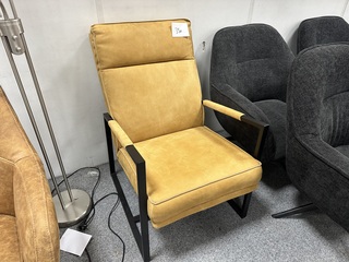 Fauteuil Karel Oker geel